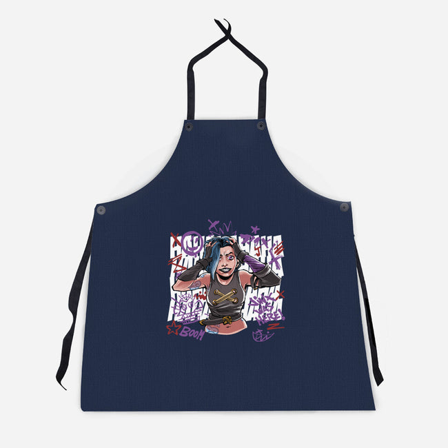 The Killing Bomb-Unisex-Kitchen-Apron-zascanauta