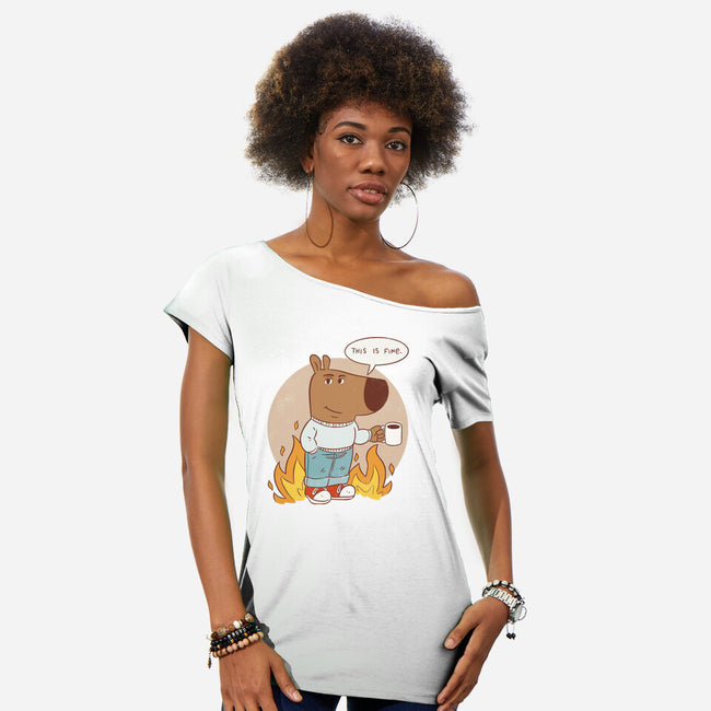 This Is Chill-Womens-Off Shoulder-Tee-paulagarcia