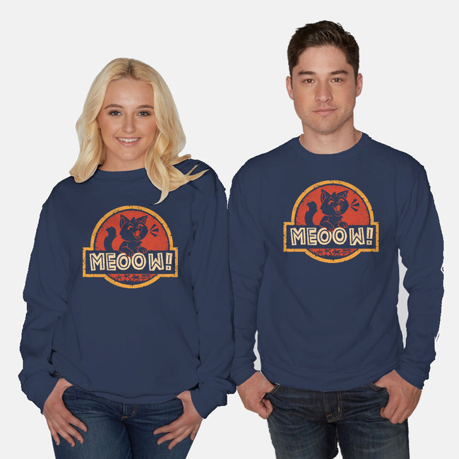 Meoow-Unisex-Crew Neck-Sweatshirt-worlddominationforcats