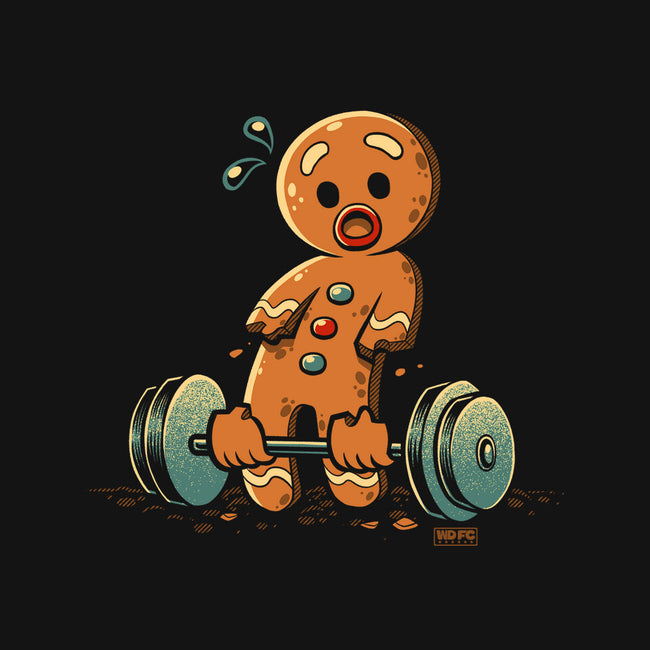 Gingerbread Workout-None-Glossy-Sticker-worlddominationforcats