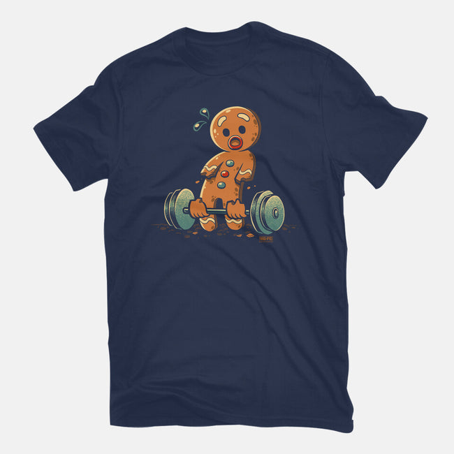 Gingerbread Workout-Womens-Fitted-Tee-worlddominationforcats