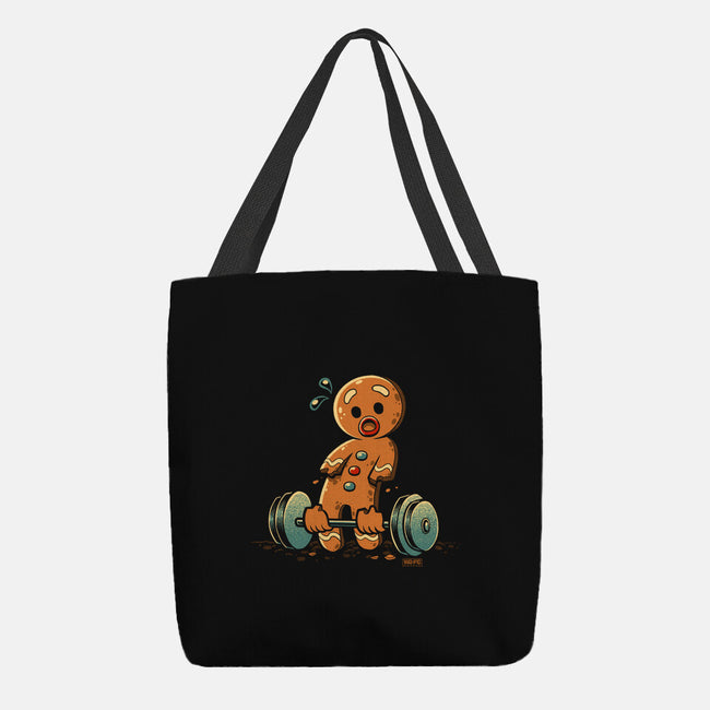 Gingerbread Workout-None-Basic Tote-Bag-worlddominationforcats