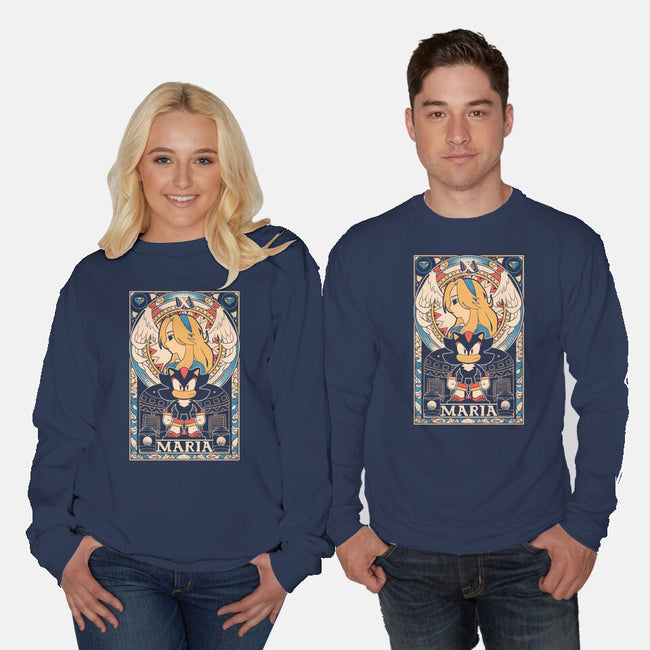 Maria Tarot-Unisex-Crew Neck-Sweatshirt-naomori