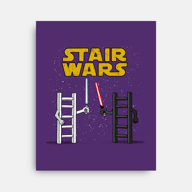 Stair Wars-None-Stretched-Canvas-sebasebi