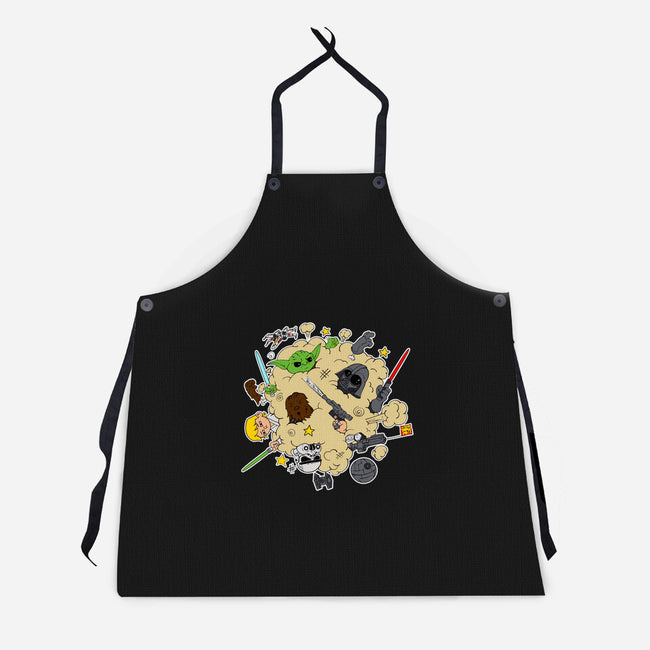 Star Fight-Unisex-Kitchen-Apron-sebasebi