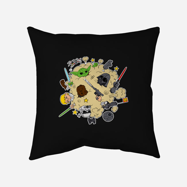 Star Fight-None-Removable Cover w Insert-Throw Pillow-sebasebi