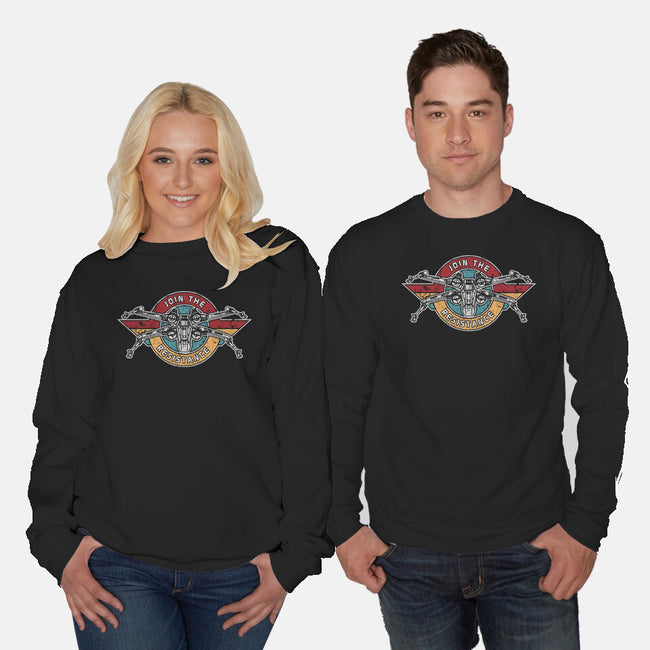 Join The Resistance-Unisex-Crew Neck-Sweatshirt-sebasebi