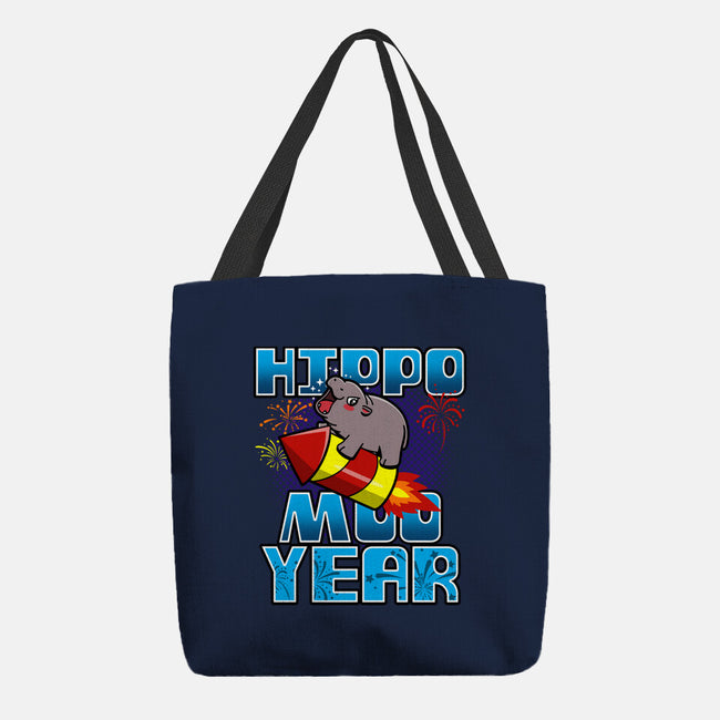 Hippo Moo Year-None-Basic Tote-Bag-Boggs Nicolas