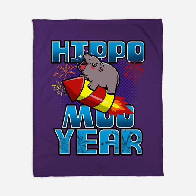 Hippo Moo Year-None-Fleece-Blanket-Boggs Nicolas