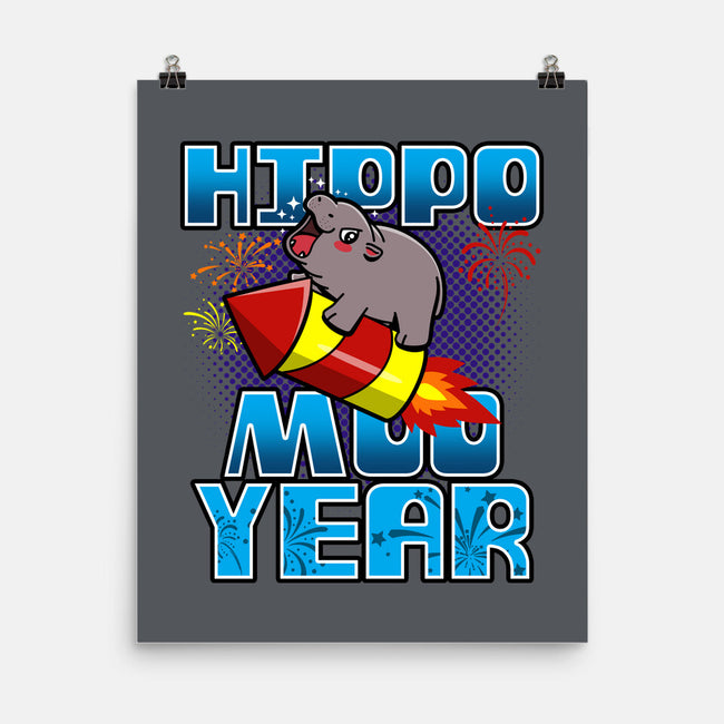 Hippo Moo Year-None-Matte-Poster-Boggs Nicolas