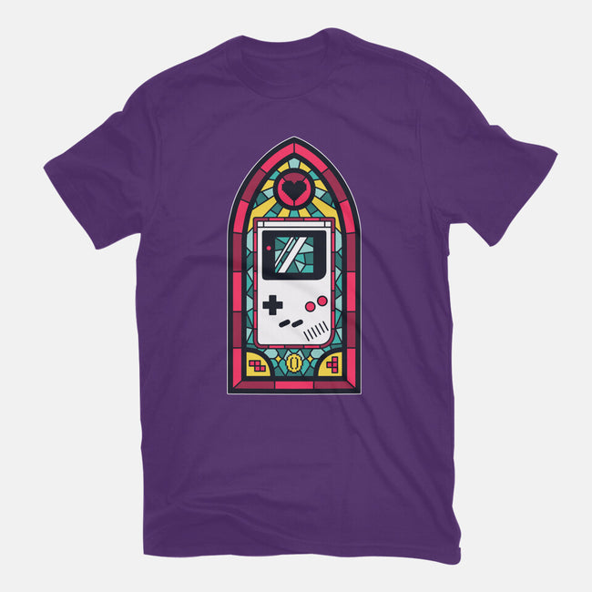 8Bits Stained Glass-Mens-Basic-Tee-paulagarcia