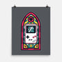 8Bits Stained Glass-None-Matte-Poster-paulagarcia