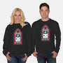 8Bits Stained Glass-Unisex-Crew Neck-Sweatshirt-paulagarcia