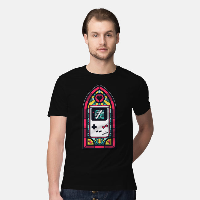 8Bits Stained Glass-Mens-Premium-Tee-paulagarcia