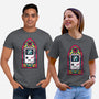 8Bits Stained Glass-Unisex-Basic-Tee-paulagarcia