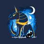 Anubis God-None-Fleece-Blanket-Vallina84