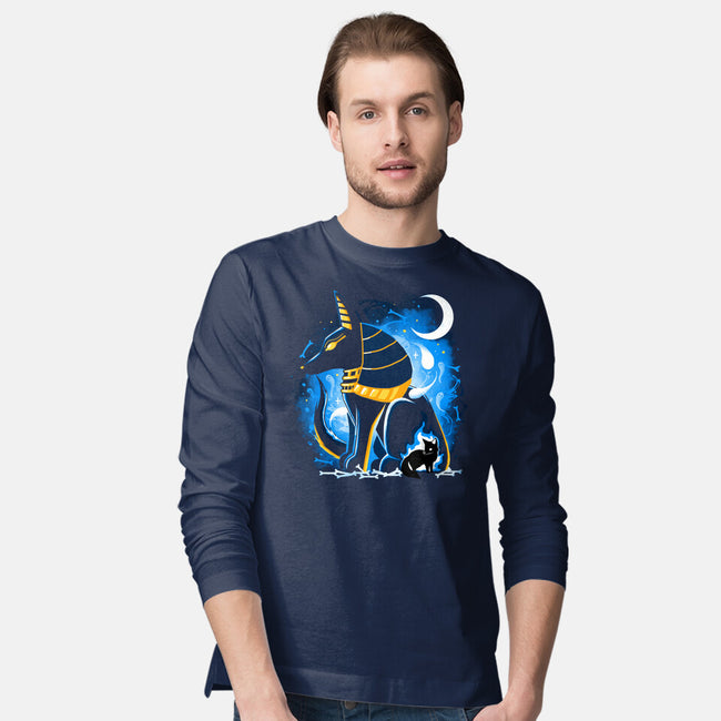 Anubis God-Mens-Long Sleeved-Tee-Vallina84