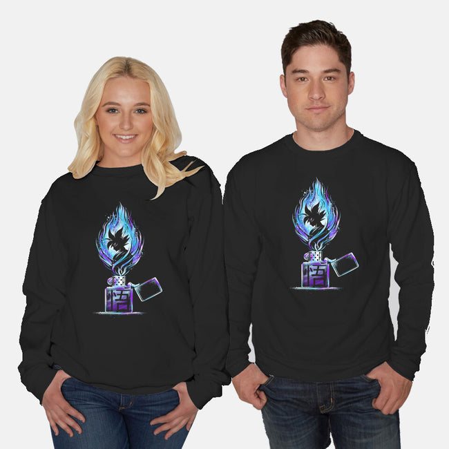 The Flame-Unisex-Crew Neck-Sweatshirt-alnavasord