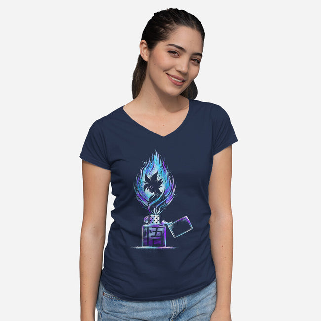 The Flame-Womens-V-Neck-Tee-alnavasord