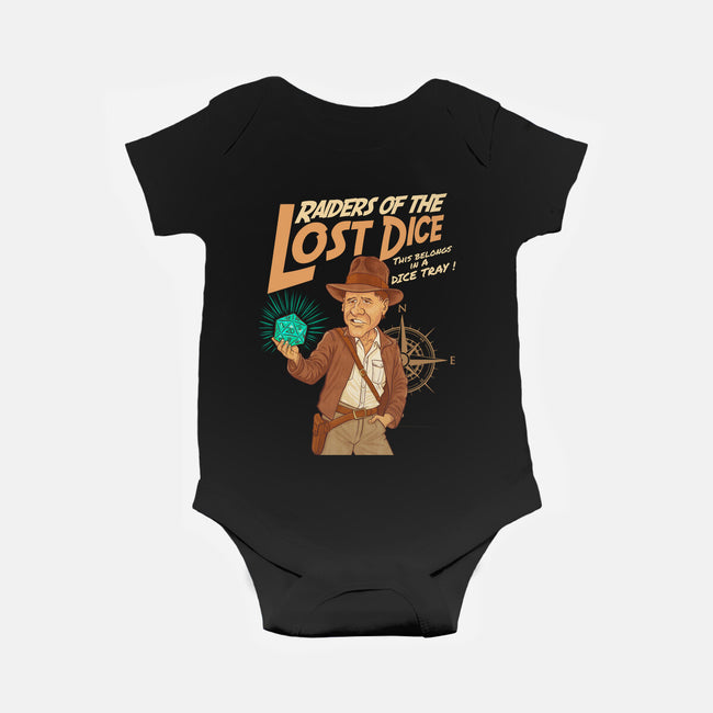 Raiders Of The Lost Dice-Baby-Basic-Onesie-P1yu5h