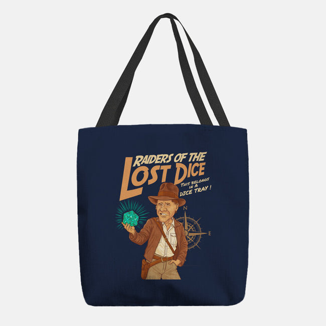 Raiders Of The Lost Dice-None-Basic Tote-Bag-P1yu5h