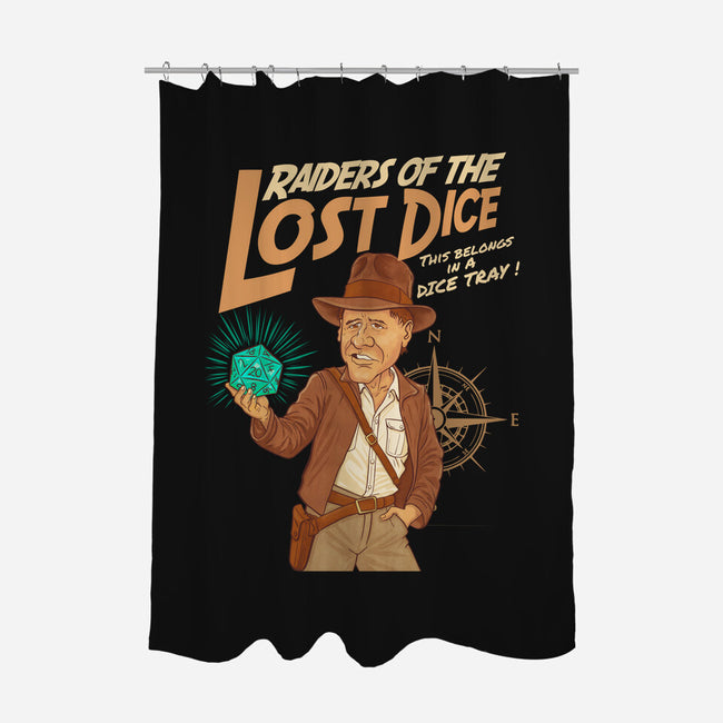 Raiders Of The Lost Dice-None-Polyester-Shower Curtain-P1yu5h