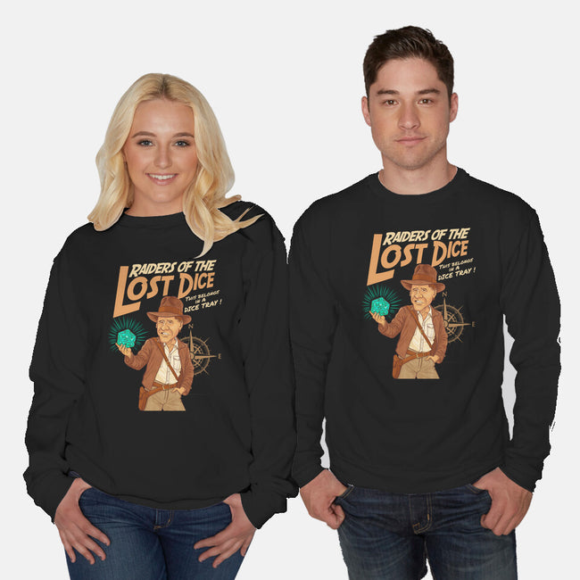 Raiders Of The Lost Dice-Unisex-Crew Neck-Sweatshirt-P1yu5h