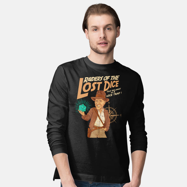 Raiders Of The Lost Dice-Mens-Long Sleeved-Tee-P1yu5h