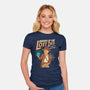 Raiders Of The Lost Dice-Womens-Fitted-Tee-P1yu5h