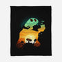 Wasteland Beautiful Sunset-None-Fleece-Blanket-dandingeroz