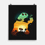 Wasteland Beautiful Sunset-None-Matte-Poster-dandingeroz