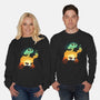 Wasteland Beautiful Sunset-Unisex-Crew Neck-Sweatshirt-dandingeroz