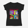 Select Your Shark-Womens-V-Neck-Tee-Andriu