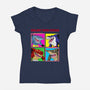 Select Your Shark-Womens-V-Neck-Tee-Andriu