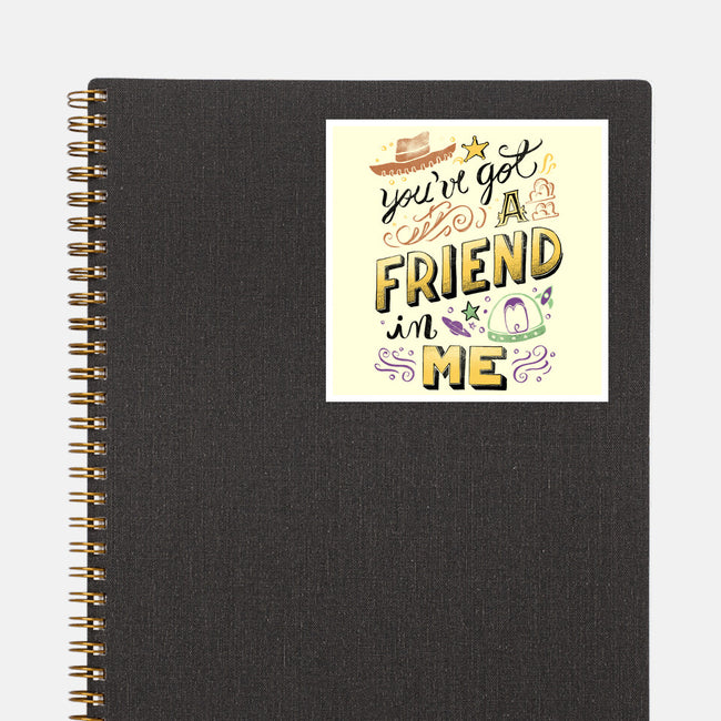 You Got A Friend-None-Glossy-Sticker-yumie