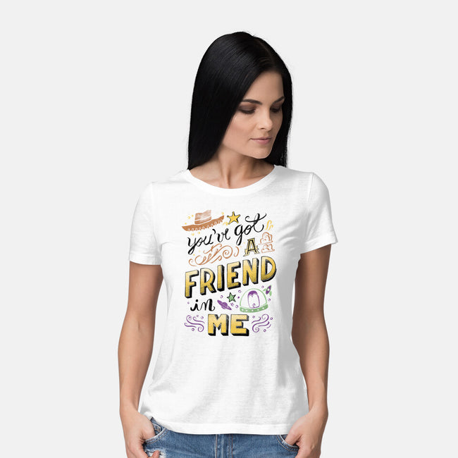 You Got A Friend-Womens-Basic-Tee-yumie