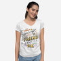 You Got A Friend-Womens-V-Neck-Tee-yumie