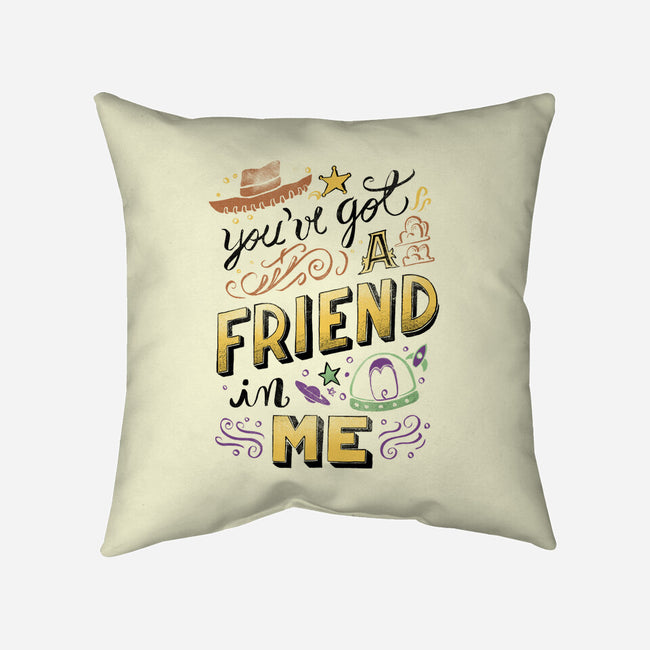 You Got A Friend-None-Removable Cover w Insert-Throw Pillow-yumie