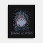 Totoro Throne-None-Stretched-Canvas-yumie