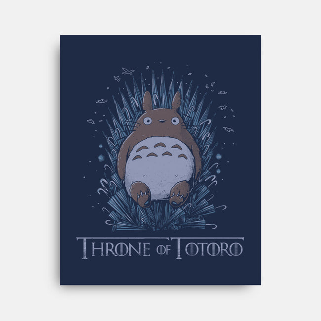 Totoro Throne-None-Stretched-Canvas-yumie