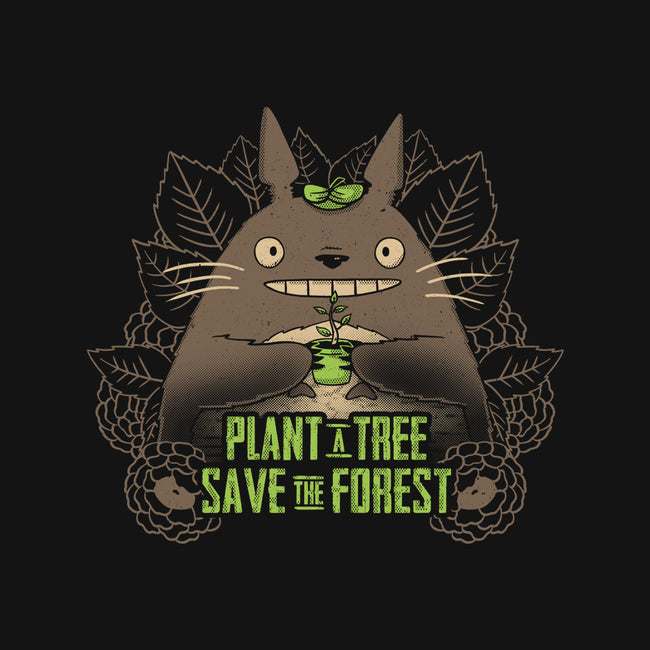 Totoro Plant-None-Matte-Poster-yumie