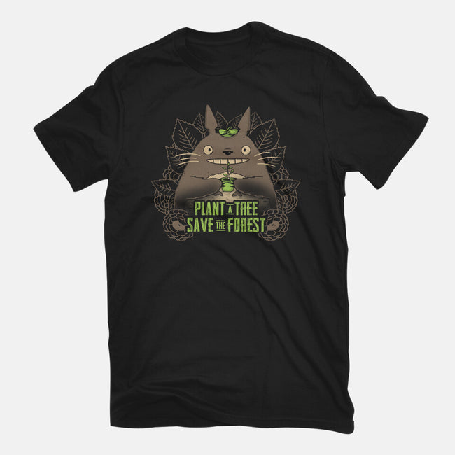 Totoro Plant-Youth-Basic-Tee-yumie