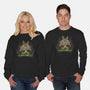 Totoro Plant-Unisex-Crew Neck-Sweatshirt-yumie