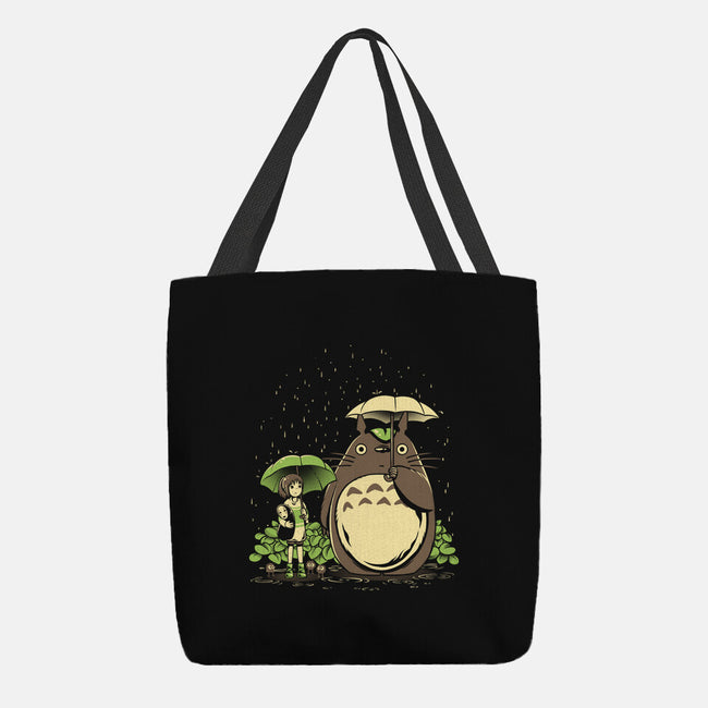 Chihiro And Totoro-None-Basic Tote-Bag-yumie