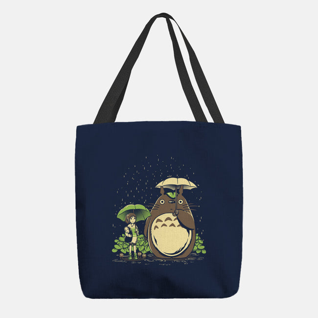 Chihiro And Totoro-None-Basic Tote-Bag-yumie