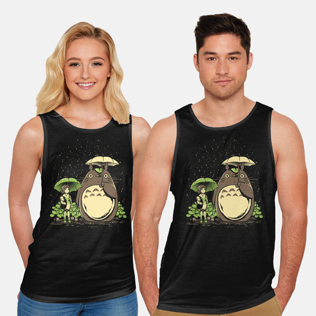 Chihiro And Totoro-Unisex-Basic-Tank-yumie