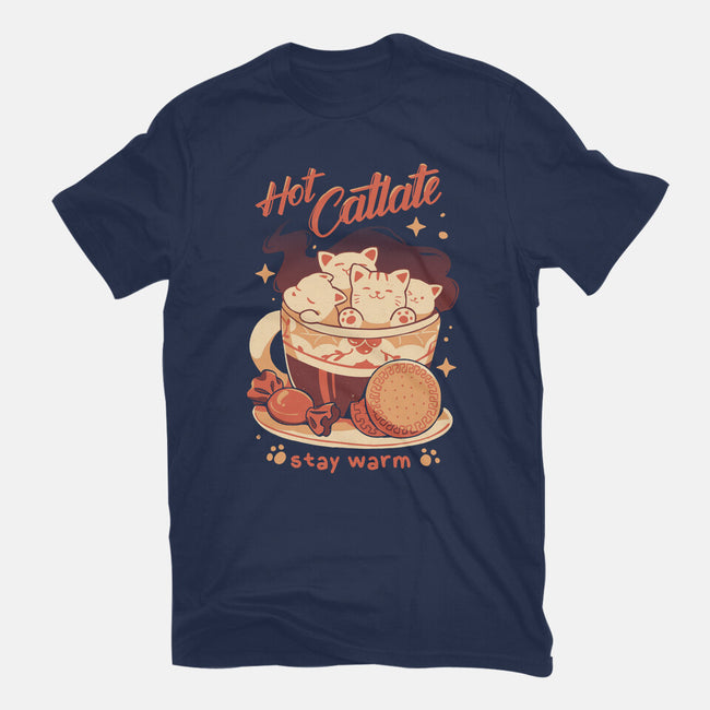 Hot Catlate-Mens-Basic-Tee-yumie