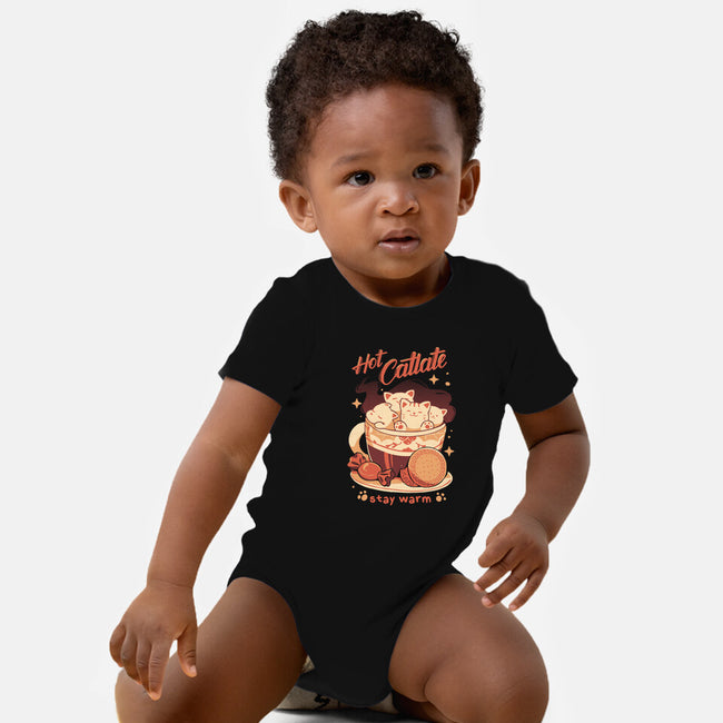 Hot Catlate-Baby-Basic-Onesie-yumie