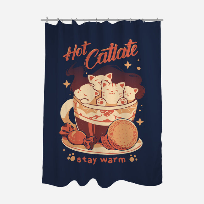 Hot Catlate-None-Polyester-Shower Curtain-yumie