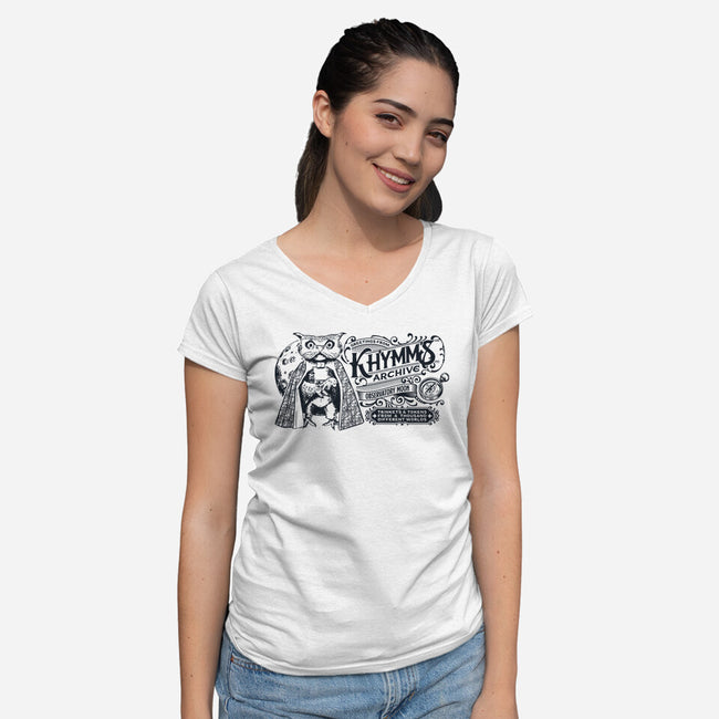 Kh'ymm's Archive-Womens-V-Neck-Tee-Wheels